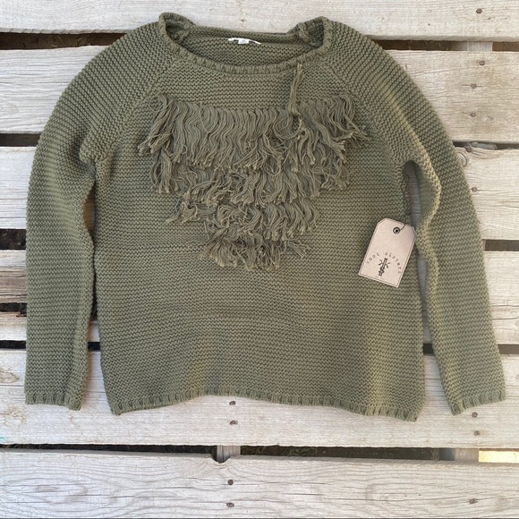 knot sisters Sweaters - NWT knot sister green sweater regular S